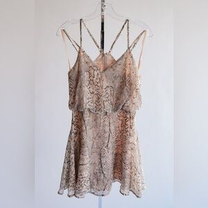 LULU’s Patterned Strappy Dress